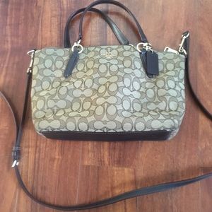 Coach Small Kelsey Signature Satchel Crossbody